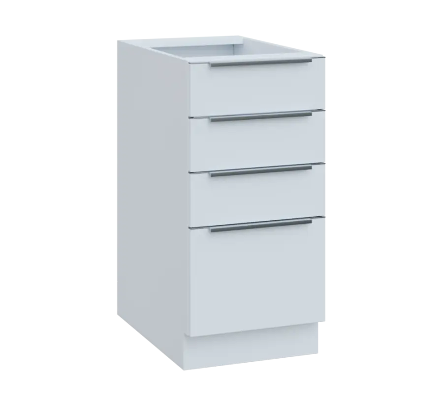 SIS - 4Z41 spodní skříňka, 4-zásuvková, 870x400x600, bílá